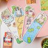 Glitter Cat Bookmark - Cute, Writable, Creative Gift for Students