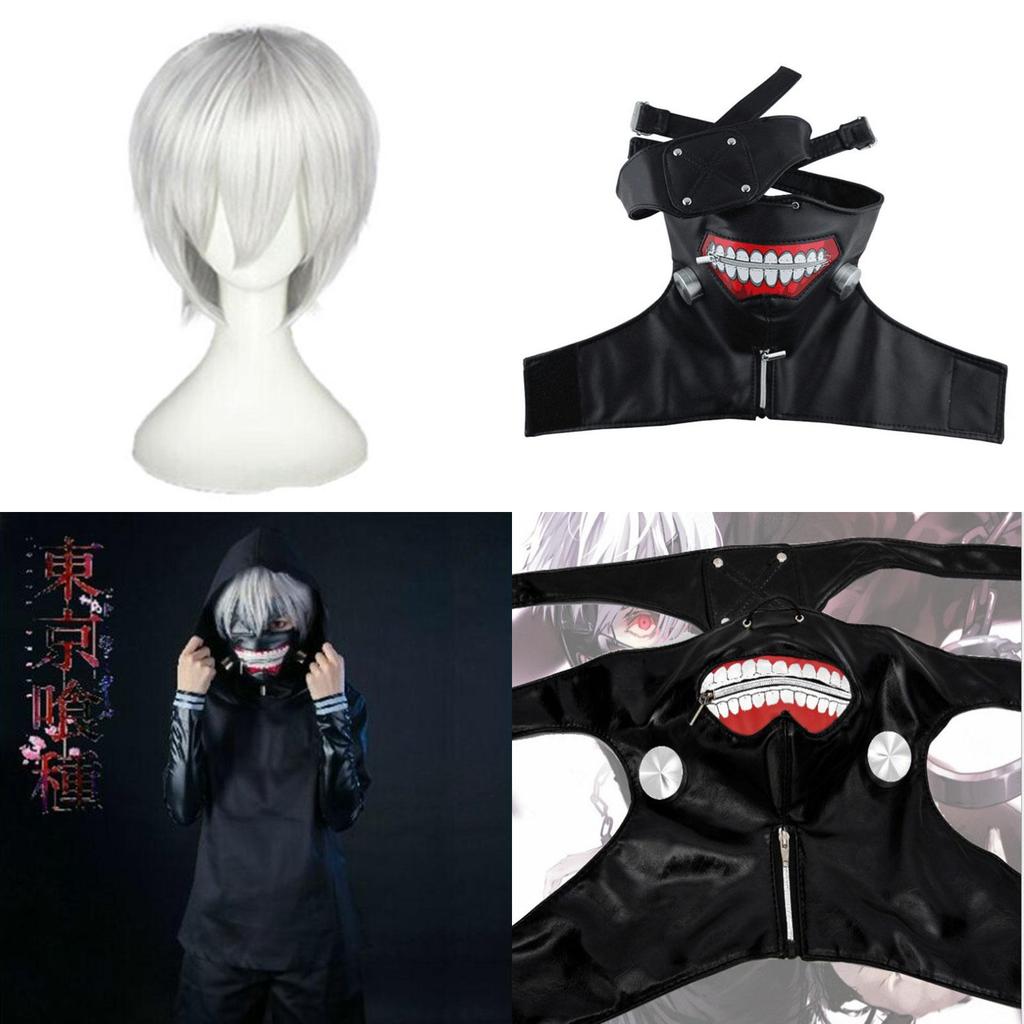 Stylish Tokyo Ghoul Kaneki Ken Full Outfit Costume Featuring Perfect Stitches And Durable Materials For Any Occasion