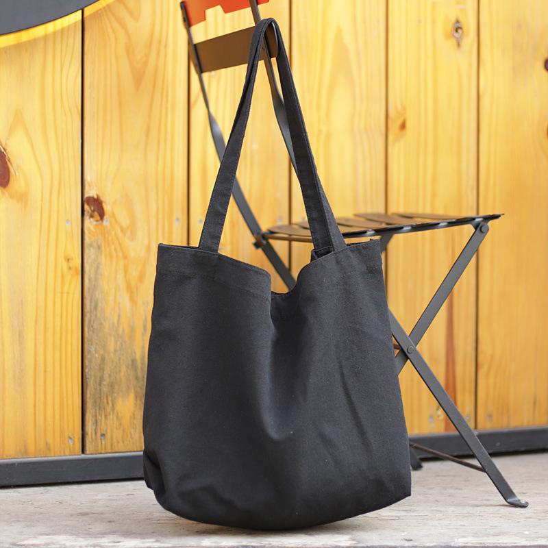 Mode Große Strandtasche Hohe Kapazität Minimalistische Canvas-Tasche Tragetaschen Einfarbig Multifunktionale Handtaschen für Damen