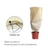 Winter Zipper Plant Covers Warm Plant Freeze Protection Cover Blanket Jacket for Outdoor Potted Plants Shrub Fruit Trees