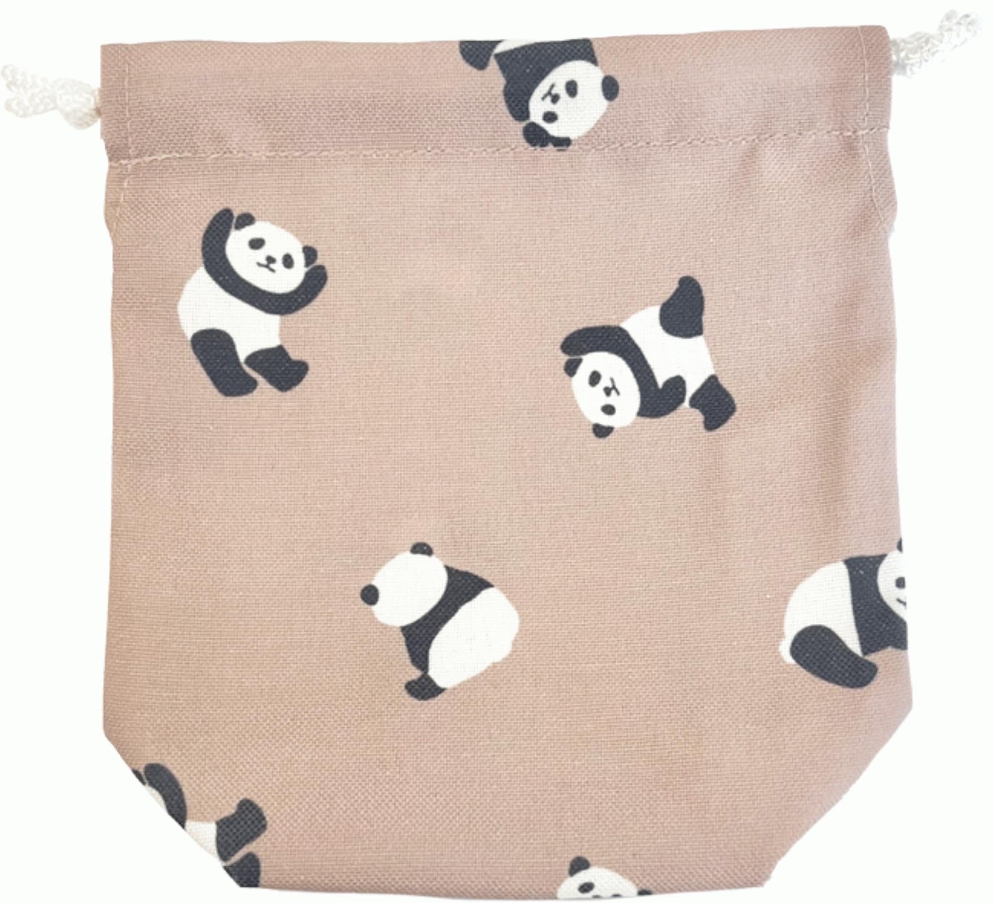 

Mini drawstring pouch for nursery cup toothbrush handkerchief cute character panda full of GE0942 9A school, kindergarten, holder, holder, holder,