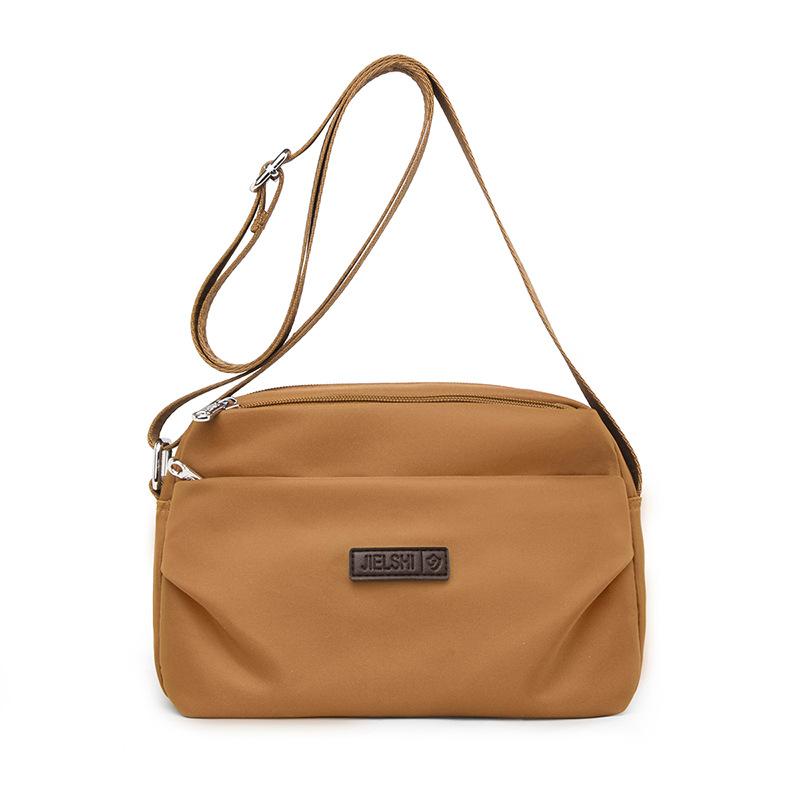 Fashionable Multi-compartment Shoulder Bag Trendy Shopping Messenger Bag Large Capacity Women's Work Backpack Waterproof Nylon Cloth Bag