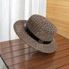 Breathable Mesh Handwoven Sun Cap Sun Protection Flat Top Beach Hat  Summer Honeymoon