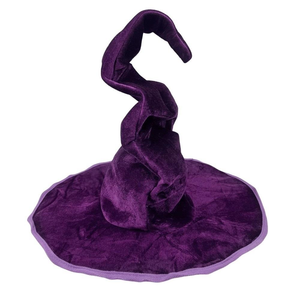 Velký Široký Okraj Čarodějnický Klobouk Gotický Cosplay Čarodějnická Čepice Halloween Kouzelnická Čepice Role Play