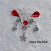 Children's Floral Face Stickers with Crystal Diamonds & Tassels for Ancient Style Makeup