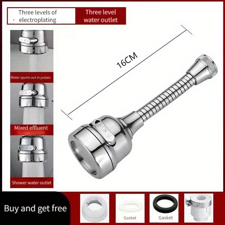 

Kitchen universal extension artifact Wash basin faucet spatter-proof universal adapter Supercharger sprinkler head