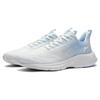 Li Ning YunQue Comfortable Cushioning Slip Resistant Abrasion Resistant Low top Casual Running Shoes Men's White Blue ARST013-1