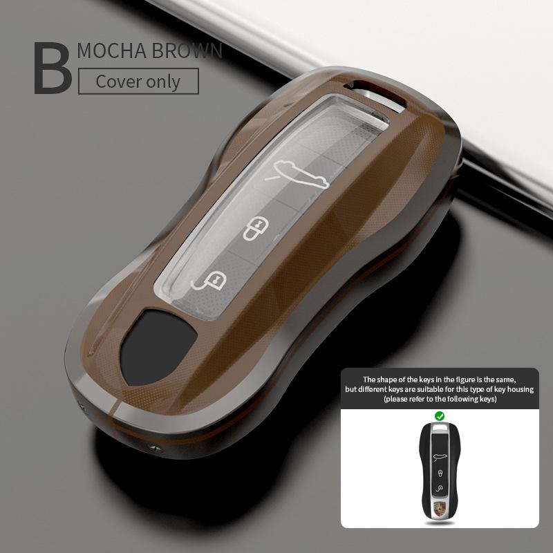 Porsche Key Shell: Compatible with 718, Cayenne, 911, Macan, Panamera Models