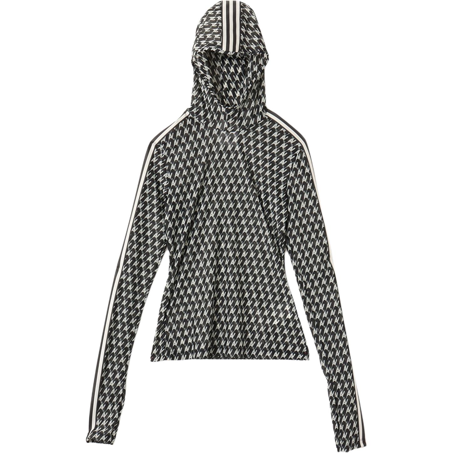 

Adidas Originals X Avavav Collaboration SS25 Mesh Aop Hooded Fashion Soft Versatile Pullover Long Sleeve Sweatshirt Unisex sweatshirt JP4854 M