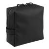 [aso] TOFTPOUCH+MAX (Tuft Pouch Plus Max) Water-Resistant Gadget Pouch, Approx. 180 X 180 X 80mm, Travel Storage Bag-in-Bag (MAX Size, Black)