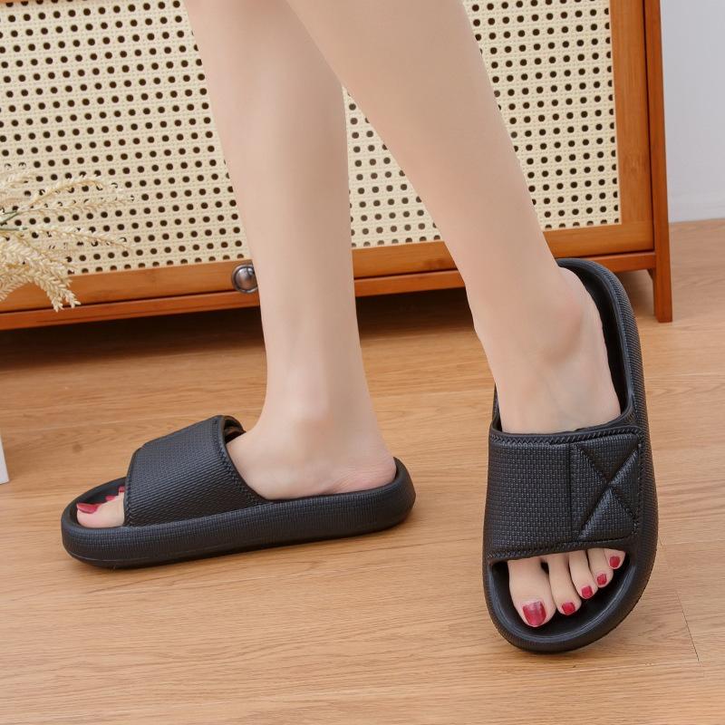 Domácí pantofle pro páry Platformové nazouvací sandály s otevřenou špičkou Měkká podrážka Lehké ležérní boty Letní městské procházky Plážové sandály Sandalias