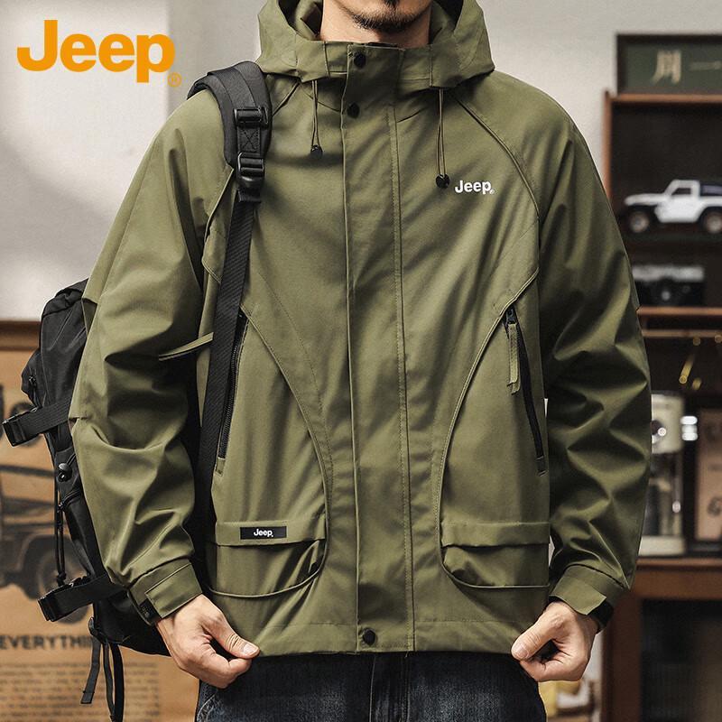 JEEP Men's Hooded Work Jacket