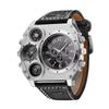 Large Dial Big Face Watches Leather Strap Men's Watch Top Brand Quartz Watch  Luxury Style