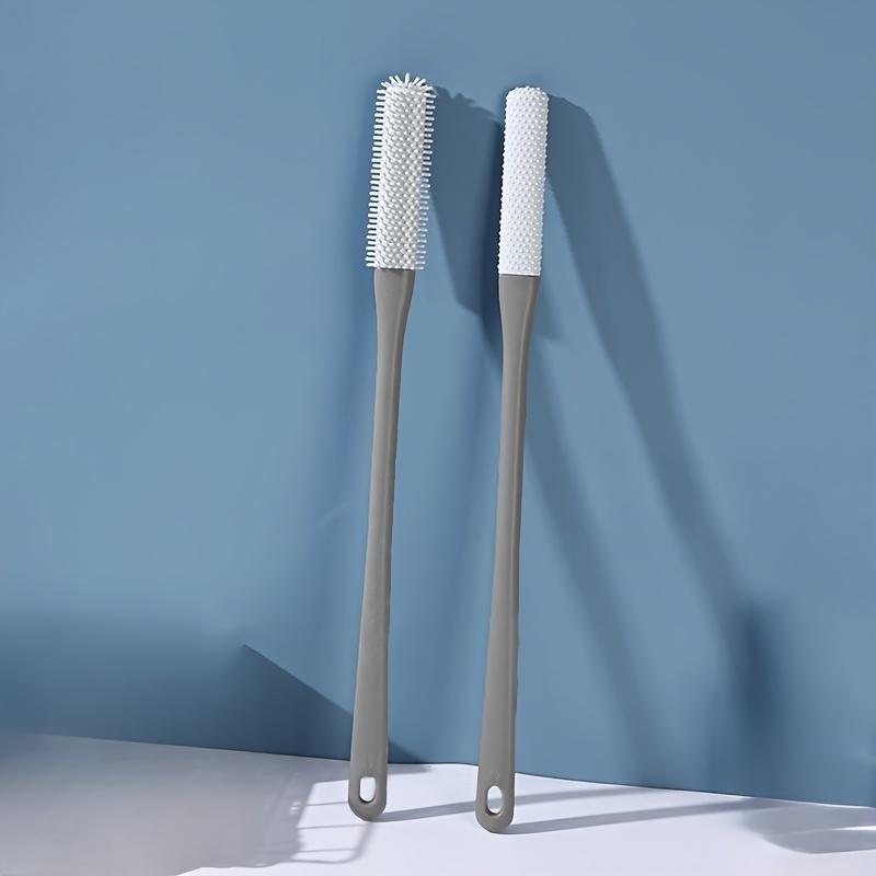 1pc Long Handle Toe Brush Manual Foot Care Scrubber Portable Shower Foot Brush for Toe Cleaning Elderly Foot Care Tool