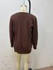European Casual V-Neck Pullover for Women - 2025 Autumn/Winter Collection