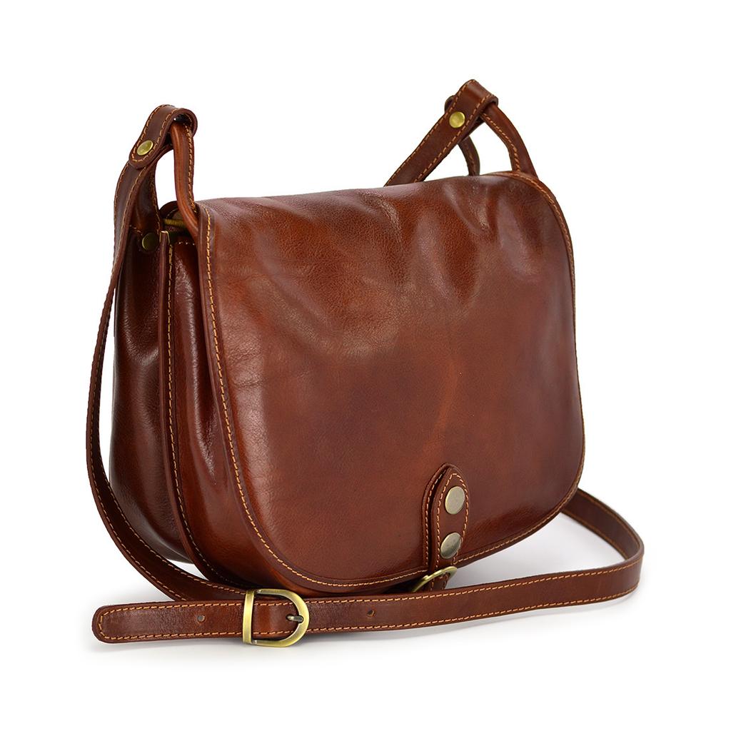 Elegant Classic Women's Leather Crossbody Bag