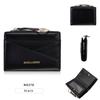 Women's Multi-Card Slot Holder: Anti-Magnetic Zipper Coin Purse, Portable Keychain Card Holder, and ID Storage Bag.