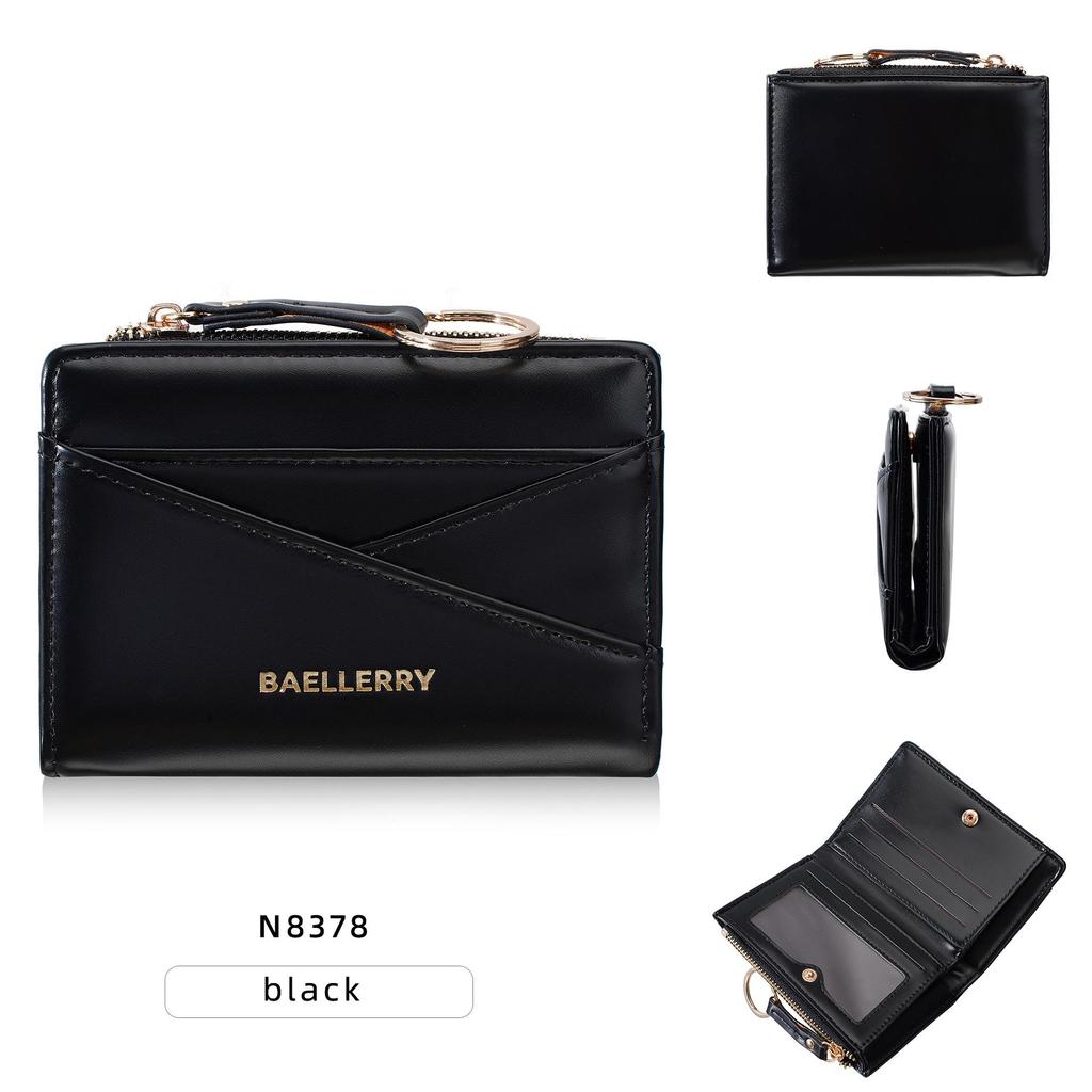 Women's Multi-Card Slot Holder: Anti-Magnetic Zipper Coin Purse, Portable Keychain Card Holder, and ID Storage Bag.
