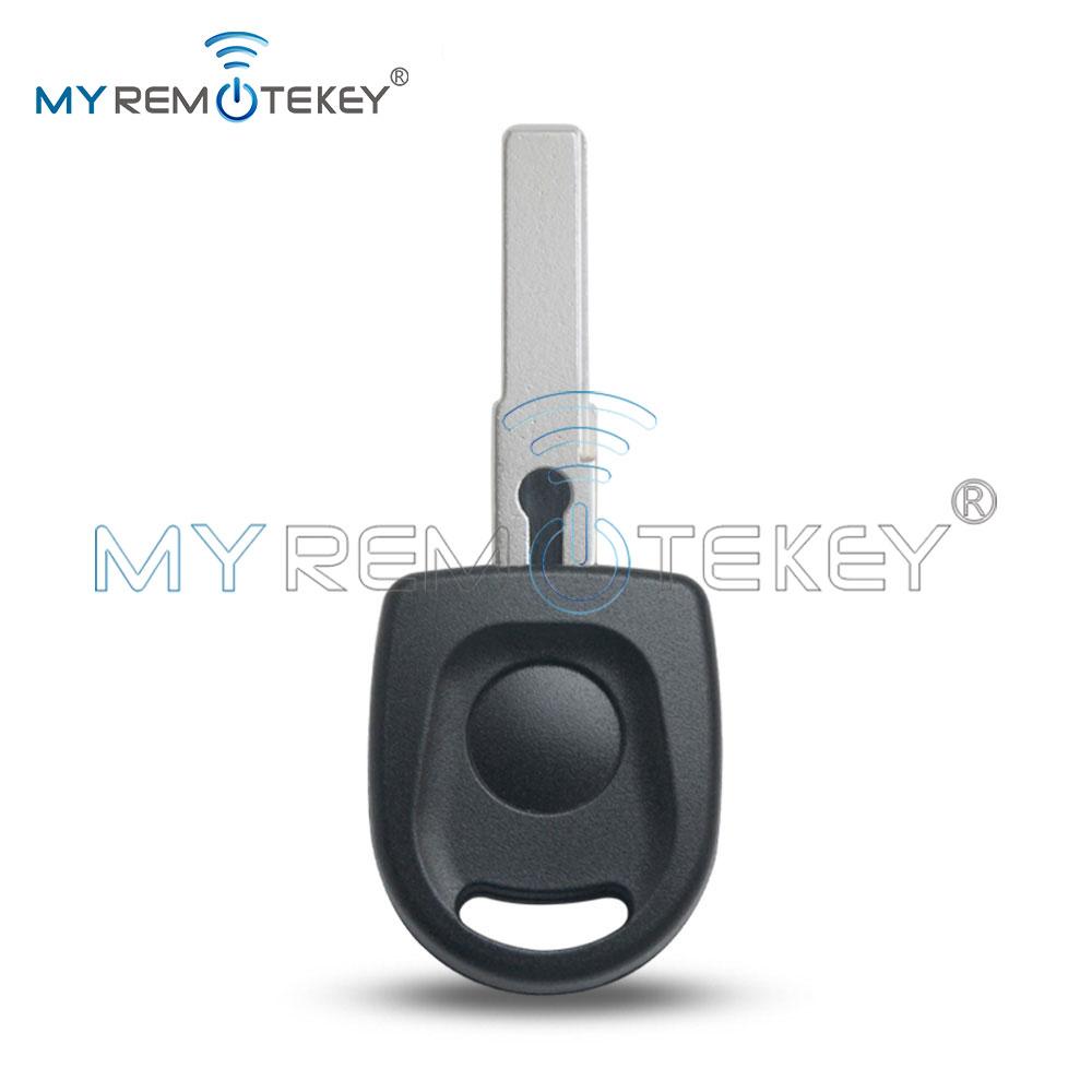 REMTEKEY Transponder key shell HU66 blade No chip round head for VW Golf Touran Jetta