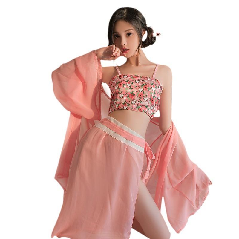 Sex underwear temptation wear antique clothing sexy underwear women's nightgown couple passion pajamas set