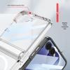 Samsung Z Flip 8 Case: Transparent, Magnetic, Wireless Charging, Soft Airbag Design, Solid Color.