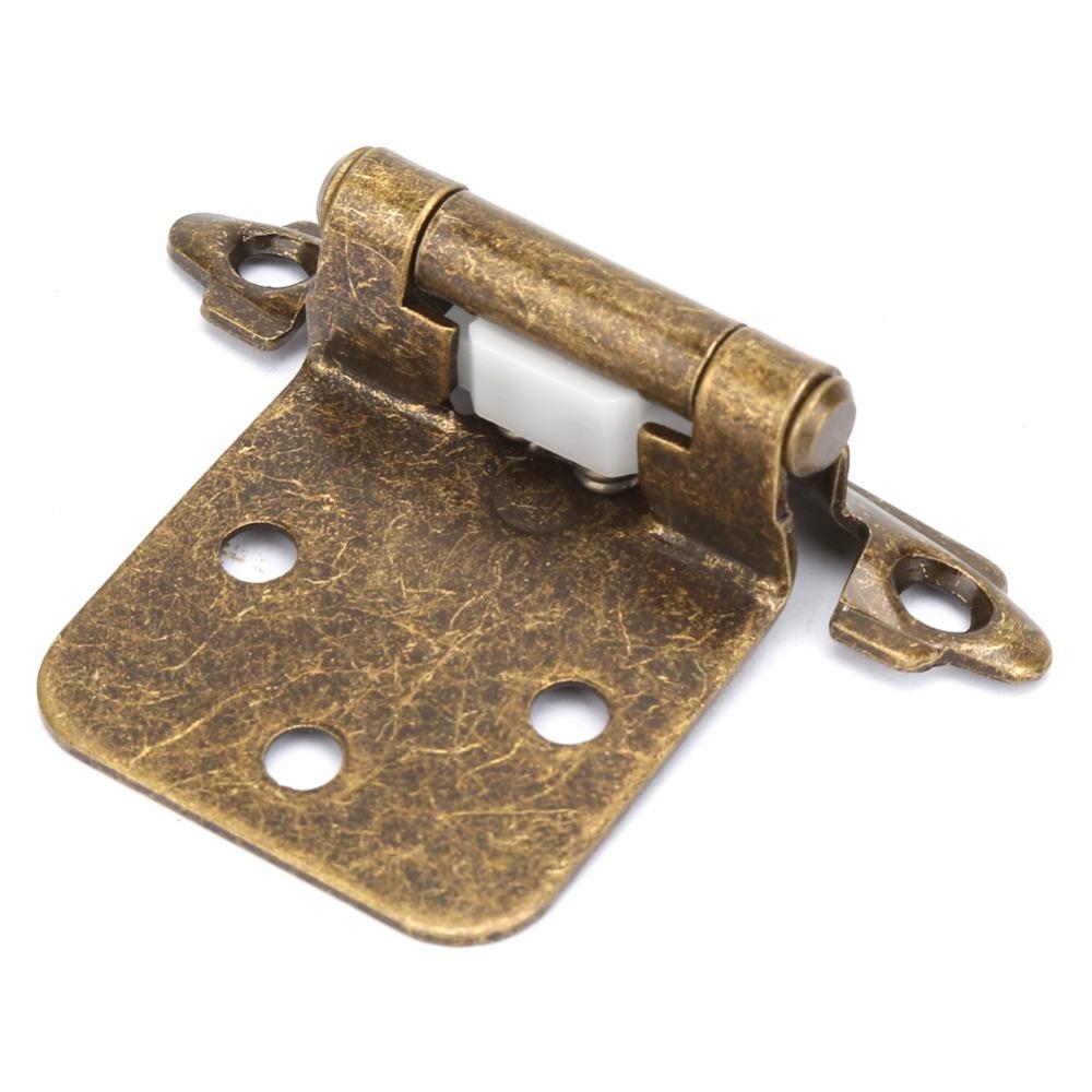10pcs Self Closing Spring Cabinet Hinges Durable Self Closing Hinges  Cabinet Accessories