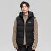 Versatile Hooded Down Vest Men's Autumn and Winter Outdoor Thermal Vest Outer Wear