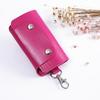 Customizable Solid Color PU Key Holder - New Style Corporate Promotion Keychain with Logo Print