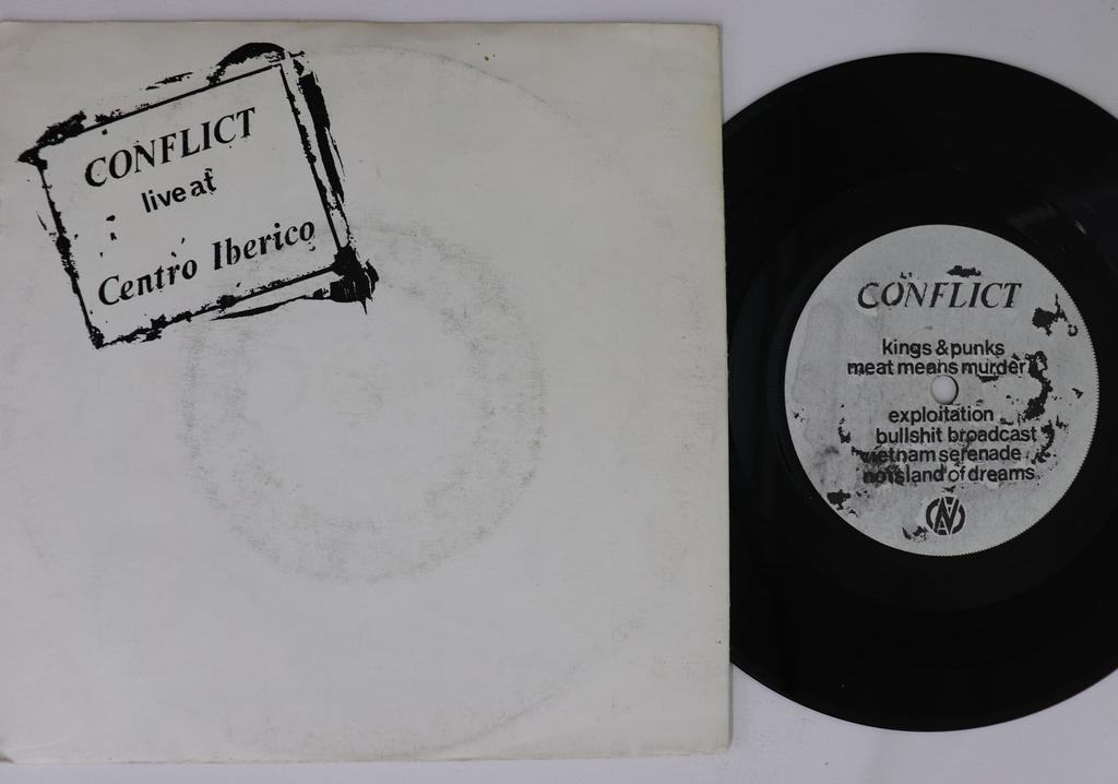 7inch Record CONFLICT  Live At Centro Iberico XN2007 XNTRIX 1982 UK Rock Used