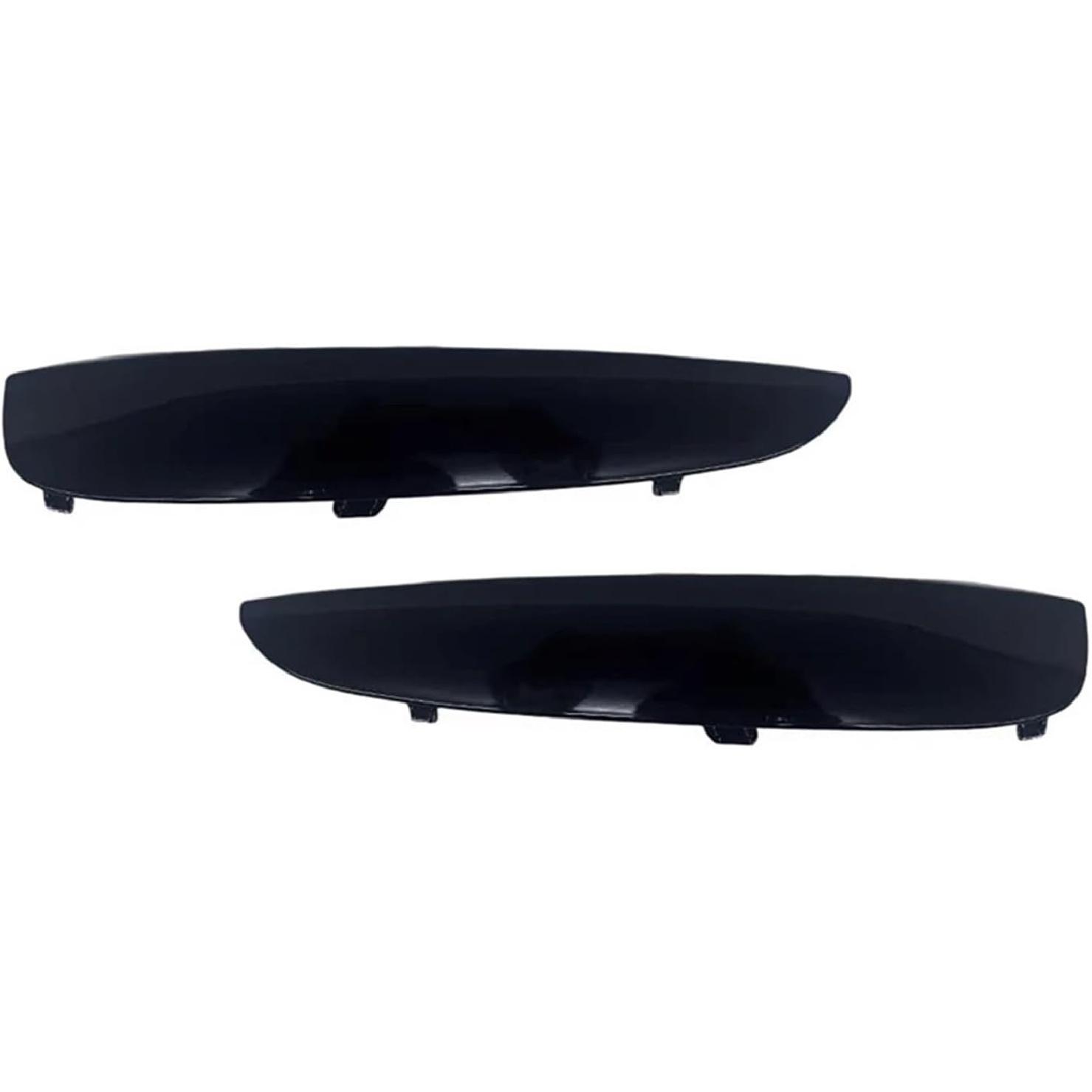 

Compatible for BMW X6 F16 2015-2019 Silver Black Car Front Door Fenders Side Trim Vent Leaf Plate Decoration Strip Cover Shark Gills Plate(Silver 1 Black 1 Pair