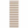 VidaXL Store Zebra Brown Sand Fabric Width 75.9 Cm Polyester, Zebra Roller Blind, Zebra Blind for Window, Blind 4014569