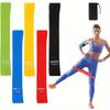 Resistance Loop Bands Set Yoga Pilates Training TPE Fitness With 5 Color Options