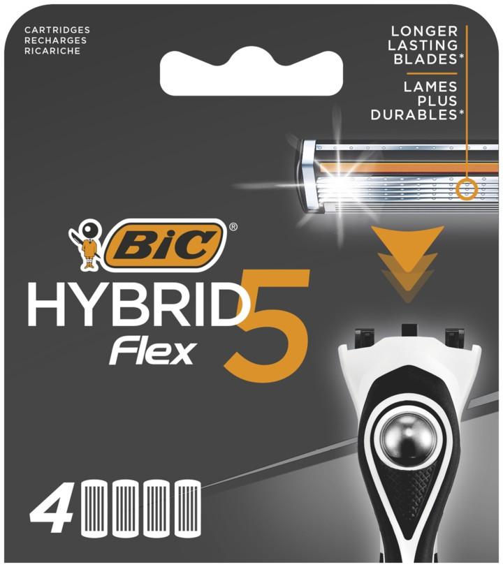 Bic flex hybrid 5 wkłady do maszynki do golenia - 4 sztuk