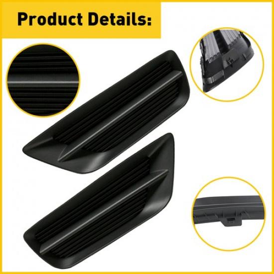 Driver & Passenger Side Fog Light Cover For 2013 2014 2015 Honda Accord Sedan EV