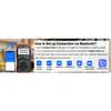 6000 Counts Bluetooth Digital Multimeter, Auto-ranging TRMS Volt Meter for AC/DC Voltage, Current, Resistance, Diode Test