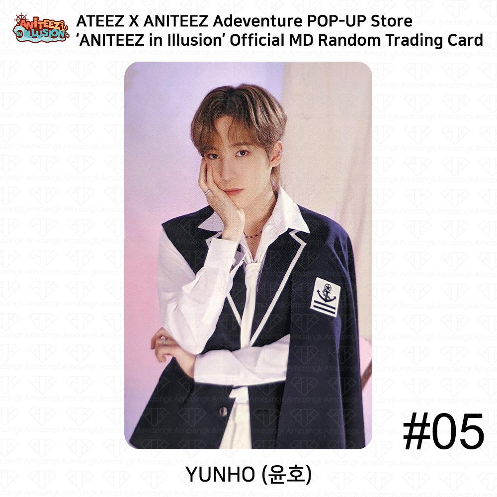 ATEEZ X ANITEEZ POP UP Store 'Aniteez in Illusion' Carte photo officielle MD Trading