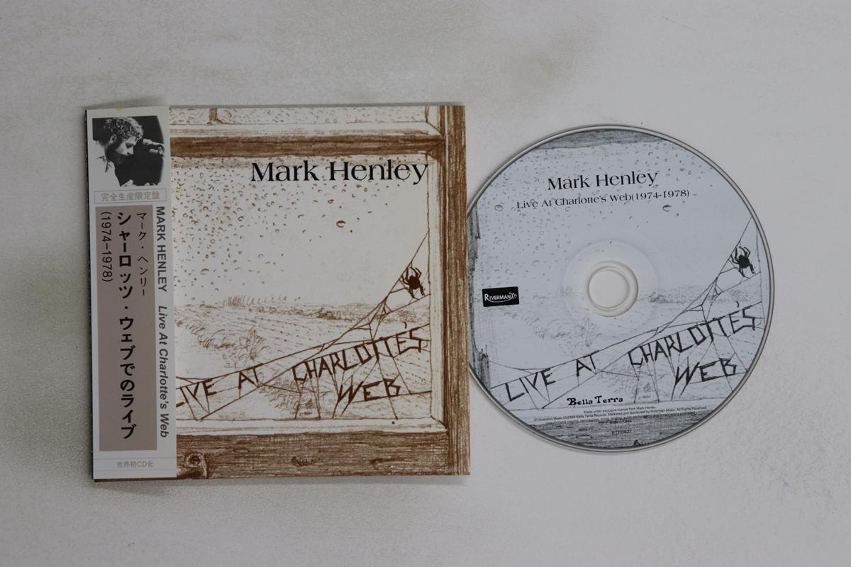 

CD MARK HENLEY - Live At Charlotte s Web (1974-1978) BTR0027 BELLA TERRA 2008 South Kore Obi Rock Used