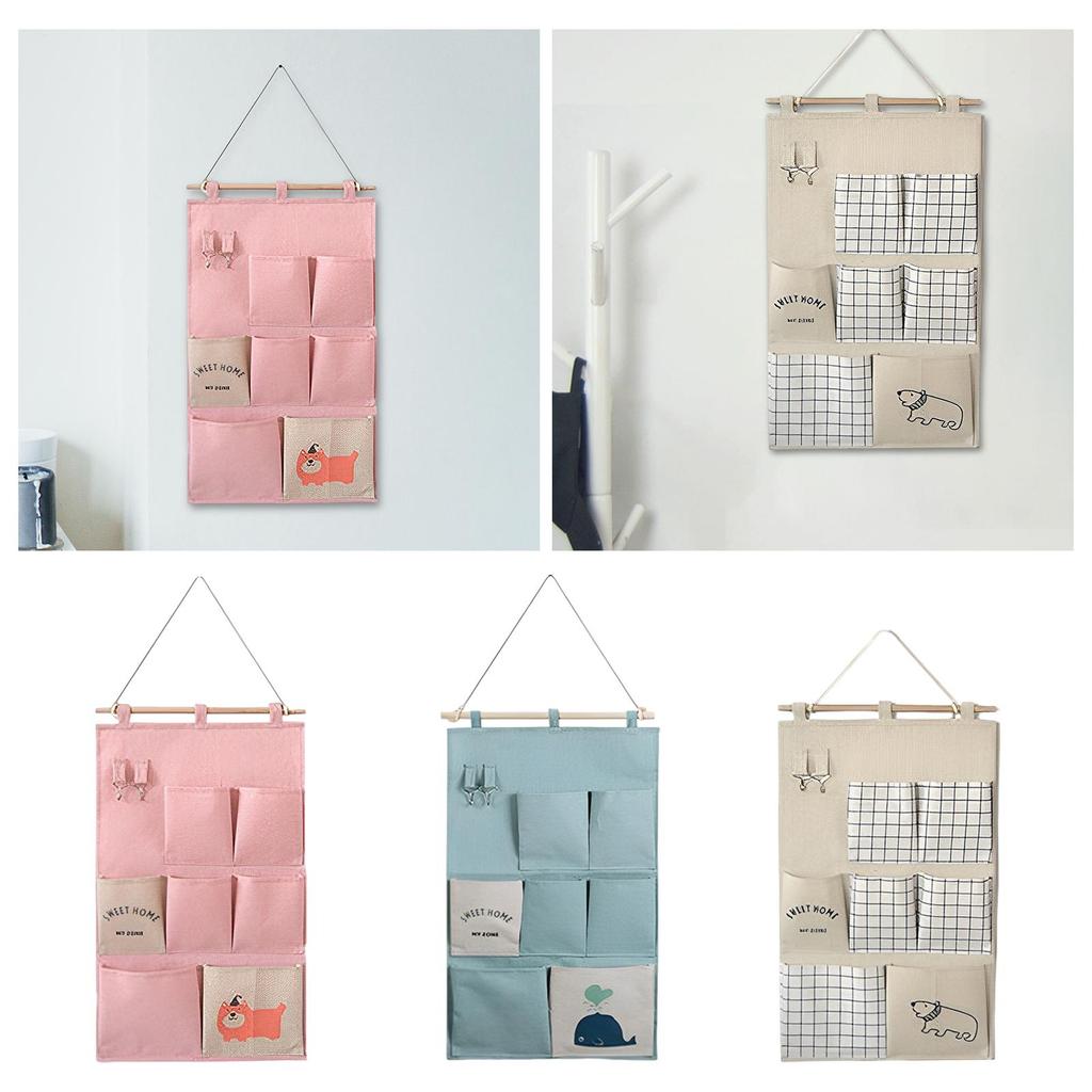 Wall Hanging Storage Bag Wall Door Closet Hanging Bag Organizer Large Classified