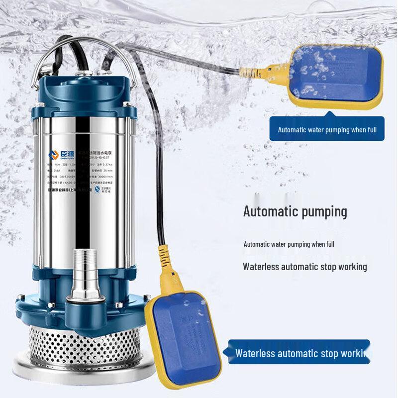 Chenyuan 220V Stainless Steel Submersible Pump with Float Switch