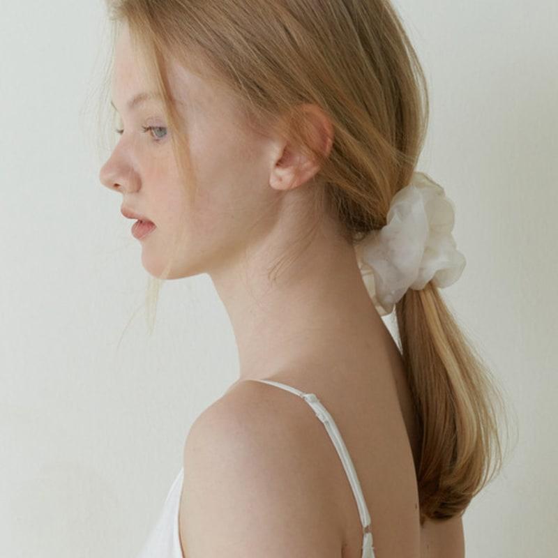 KINDABABY Cream Organdy Scrunch