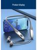 Wireless Neckband Bluetooth Headset with Noise Reduction, Sports Step Counter, and Long Battery Life