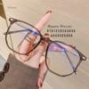 Women Blue Light Blocking Eyeglasses Square Frame Myopia Glasses Retro Prescription Eyewear Unisex Near Sighted Diopter Glasses