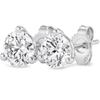 Jewels Prim 2.00ct Lab-Grown Diamond Stud Earrings in 14K White Gold, 3-Prong