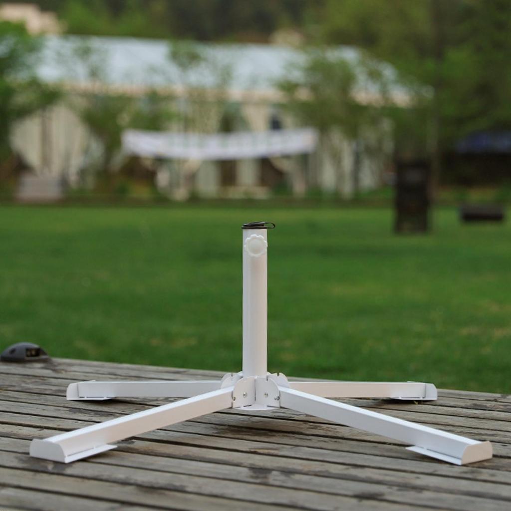 Foldable Umbrella Base Stable with Adjustable Socket for Campers