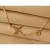 Korean Style ECG Clavicle Necklace - Simple and Trendy Jewelry
