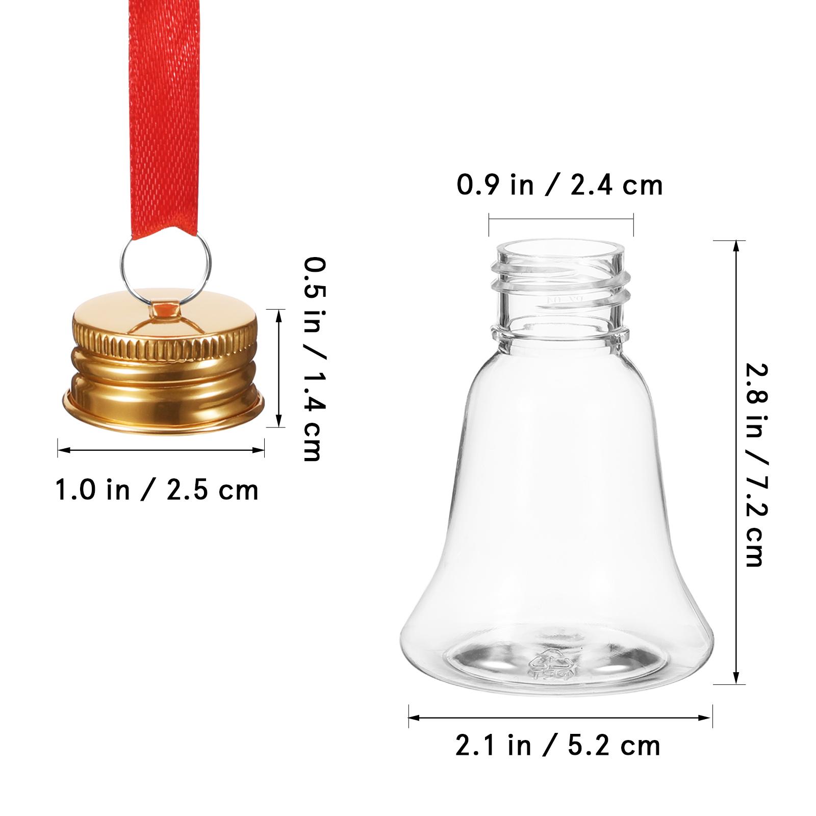 

12Pcs Christmas Decorations Clear Fillable Baubles Plastic Ornament Balls for Holiday Home Party Decoration DIY Craft Projects прозорий