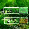 1 Stück Aquarium Thermometer Elektronisch LCD Digital Fischbecken Temperaturmessung Fischbecken Temperaturmesser Aquarienzubehör
