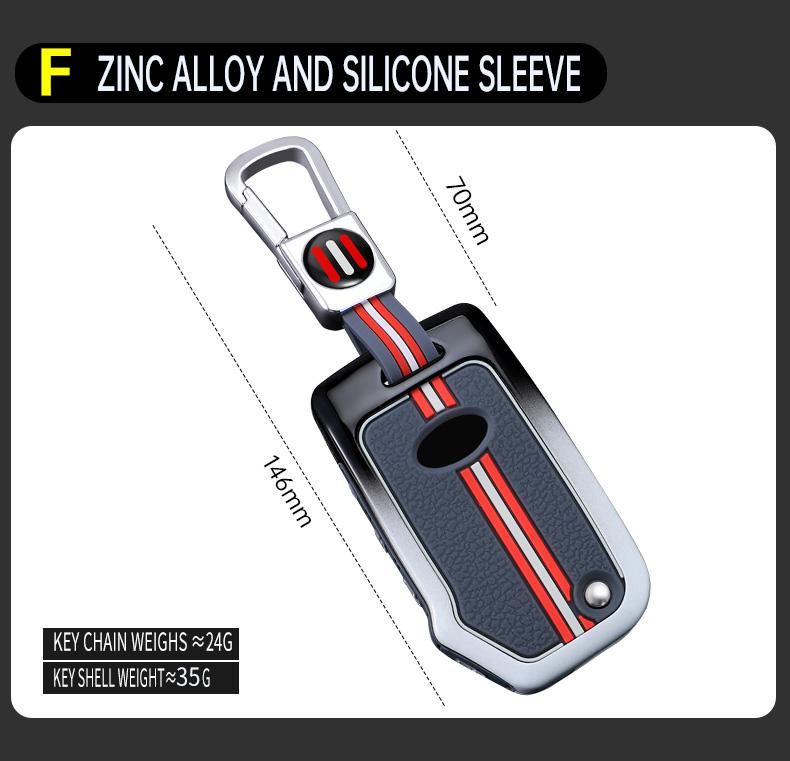 Zinc Alloy Car Remote Key Case Cover Shell Fob For KIA Sportage R GT Stinger GT Sorento Ceed CD Cerato Forte 2018 2019 Key Bag
