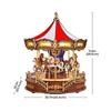 ROBOTIME Rolife Klassisches Karussell 3D Holzpuzzle AMC01