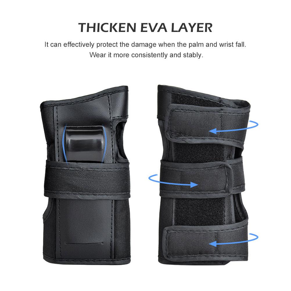 6 Pcs Adults Kids Knee Pads Elbow Pads Wrist Pads Set Protective Gear Set for Skating Rollerblading Skateboard Cycling